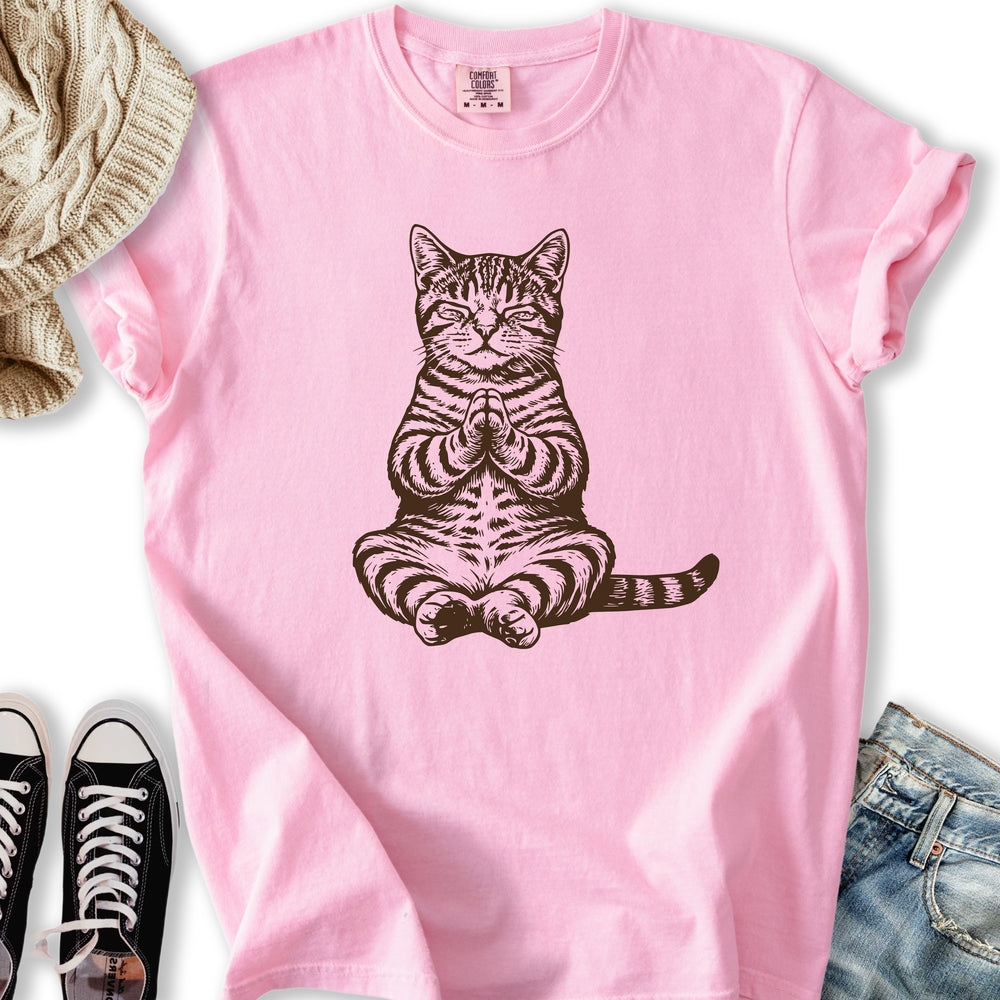 Prayer Cat T-Shirt