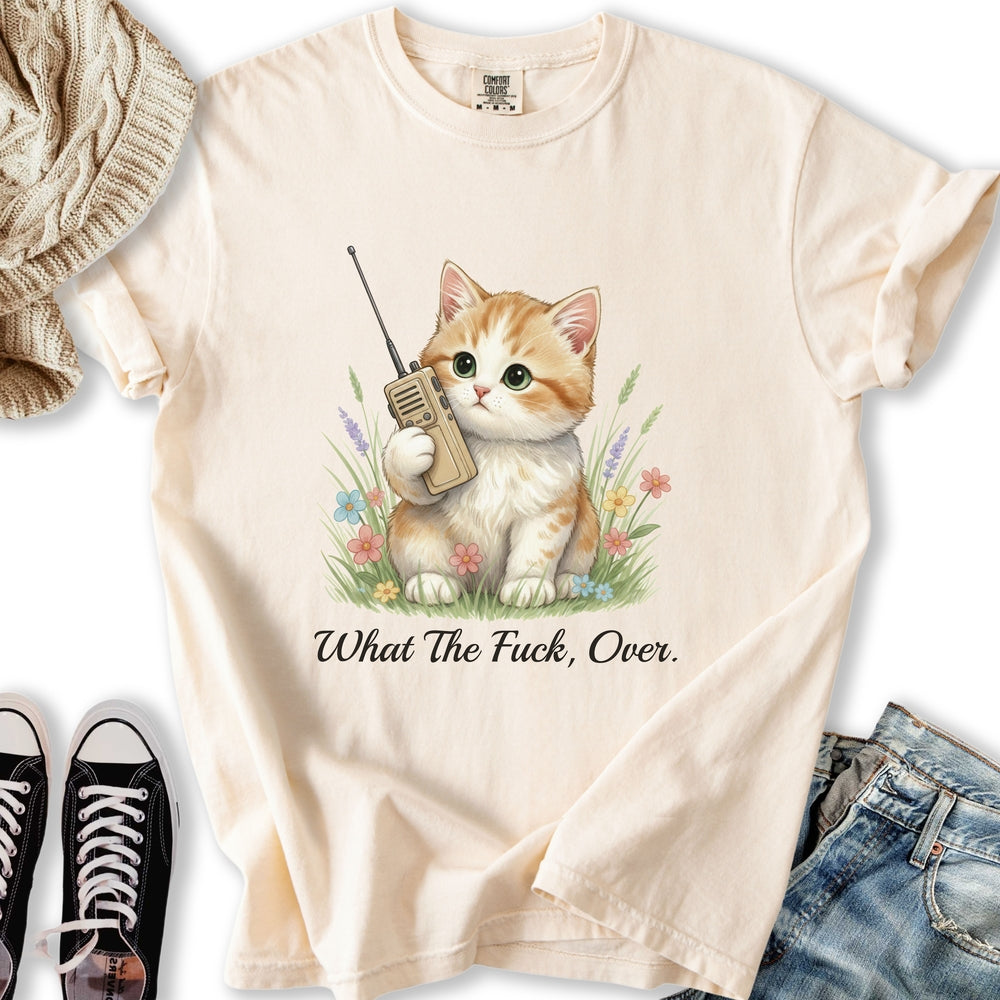 WTF Over Cute Cat T-Shirt