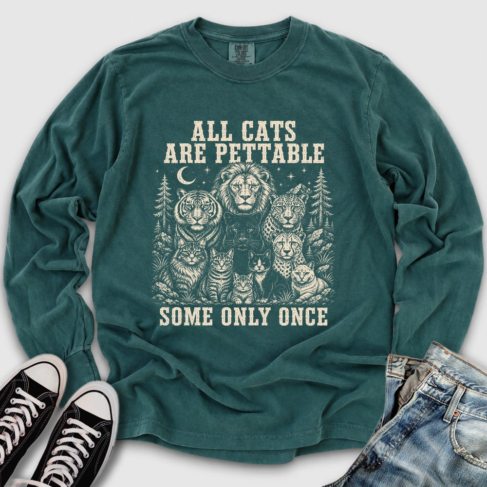 All Cats Are Pettable II Long Sleeve Tee