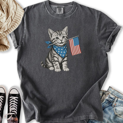 Cute July 4th Tabby T-Shirt