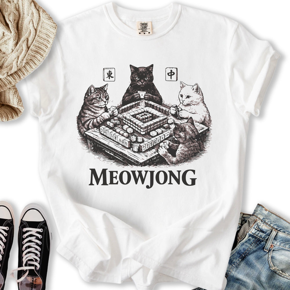 Meowjong Cat T-Shirt