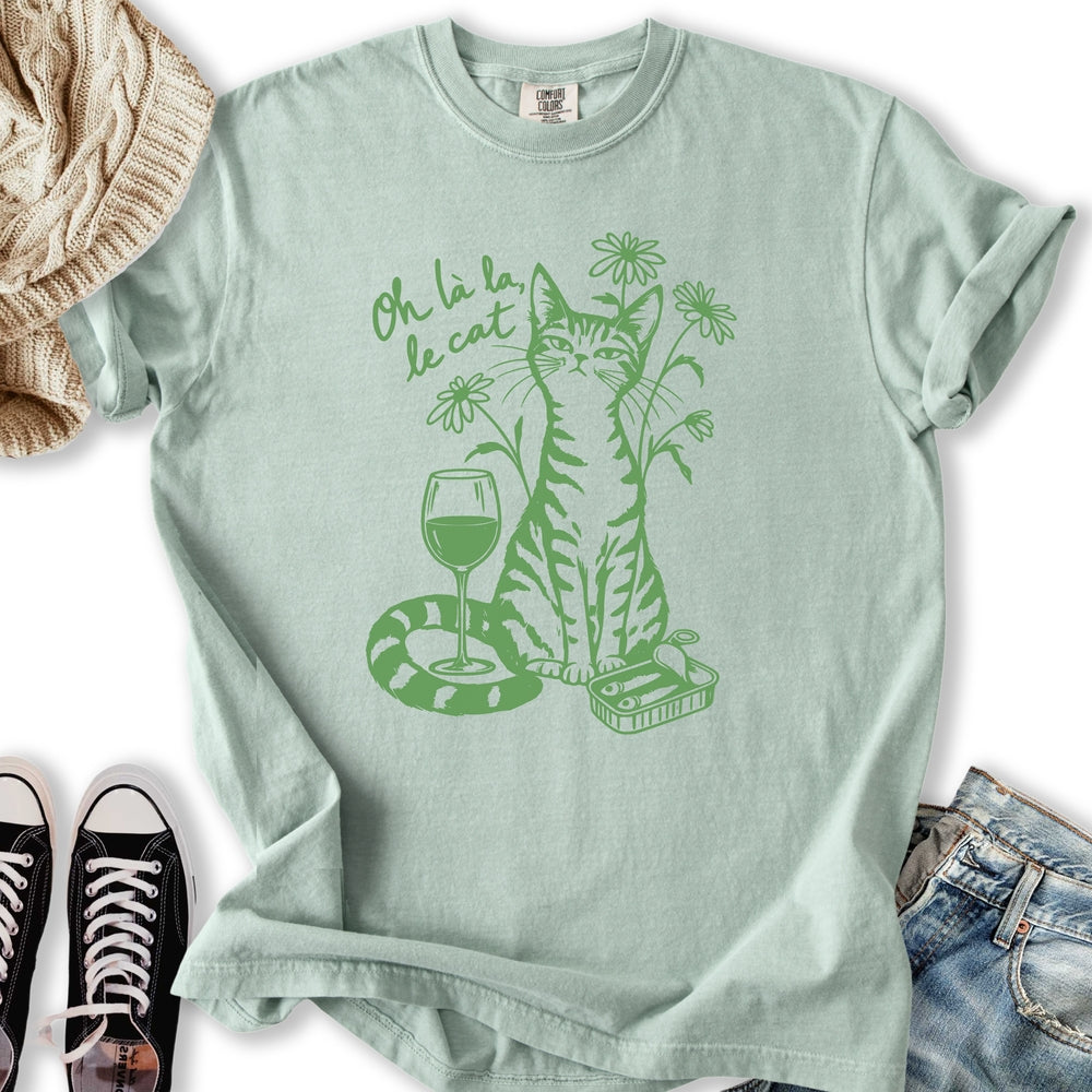Parisian Cat Relaxed Tee