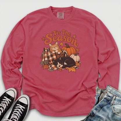 Tis The Season Cats Long Sleeve Tee