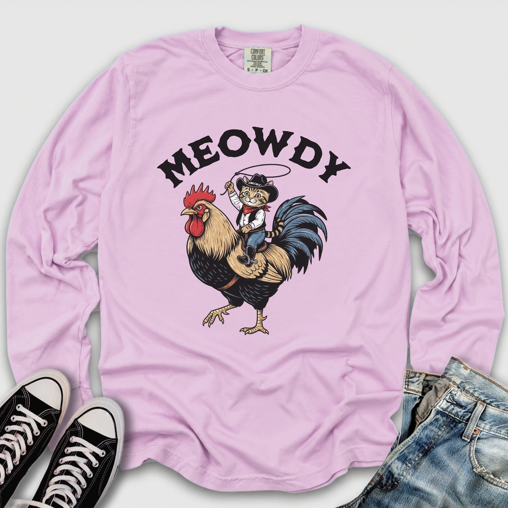 Meowdy Long Sleeve Tee