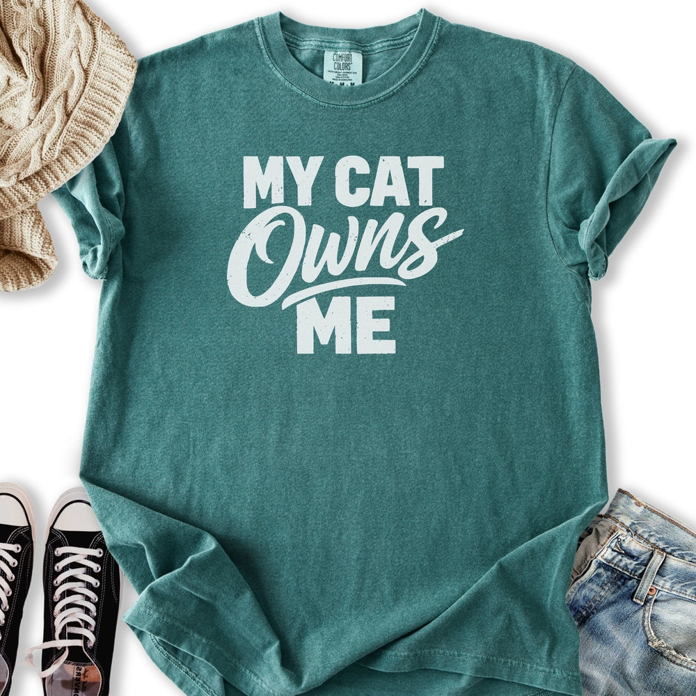My Cat Owns Me T-Shirt