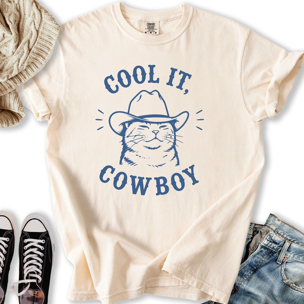 Cool It Cowboy Cat T-Shirt