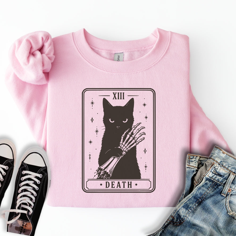 Death Cat Tarot Sweatshirt