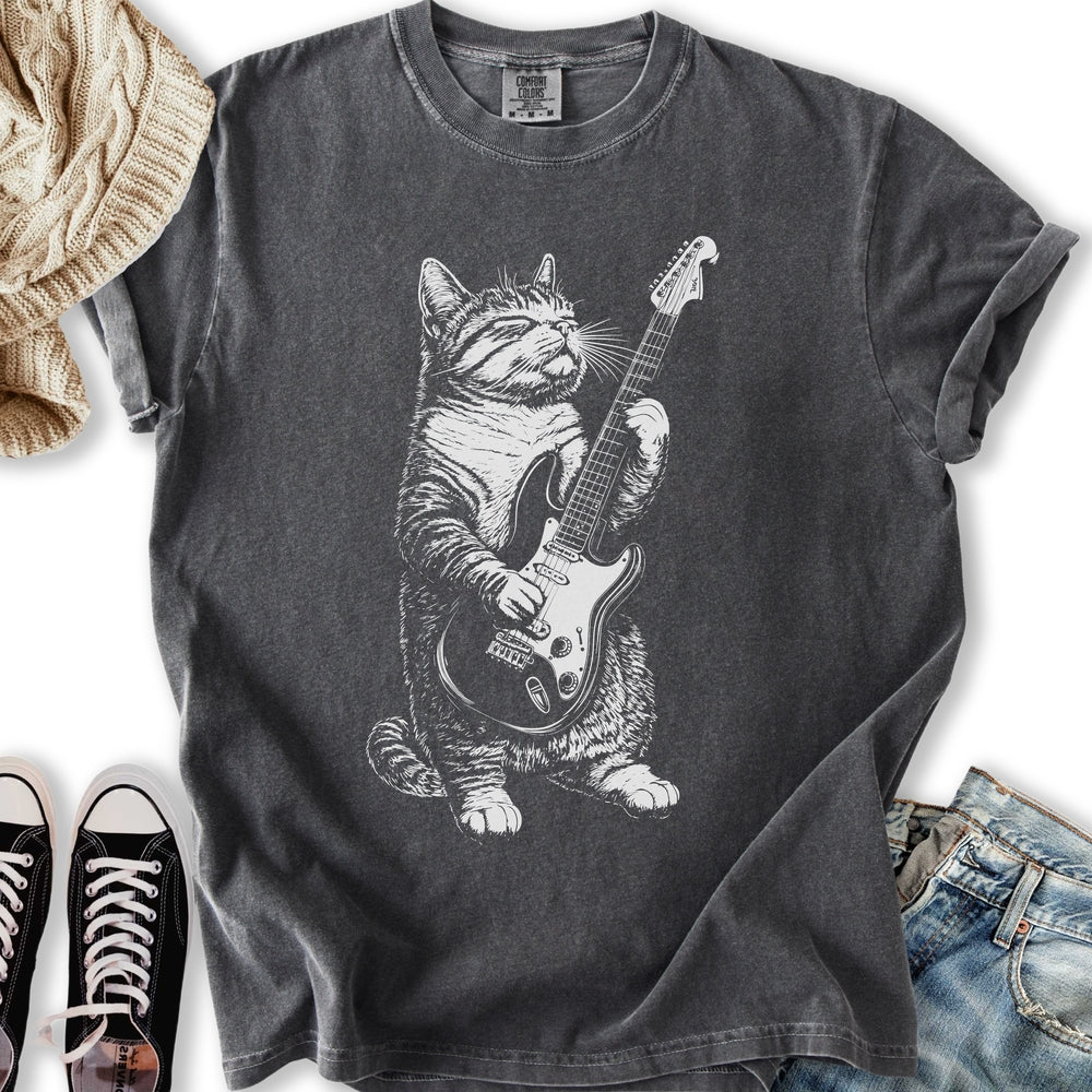 Electric Guitar Cat T-Shirt
