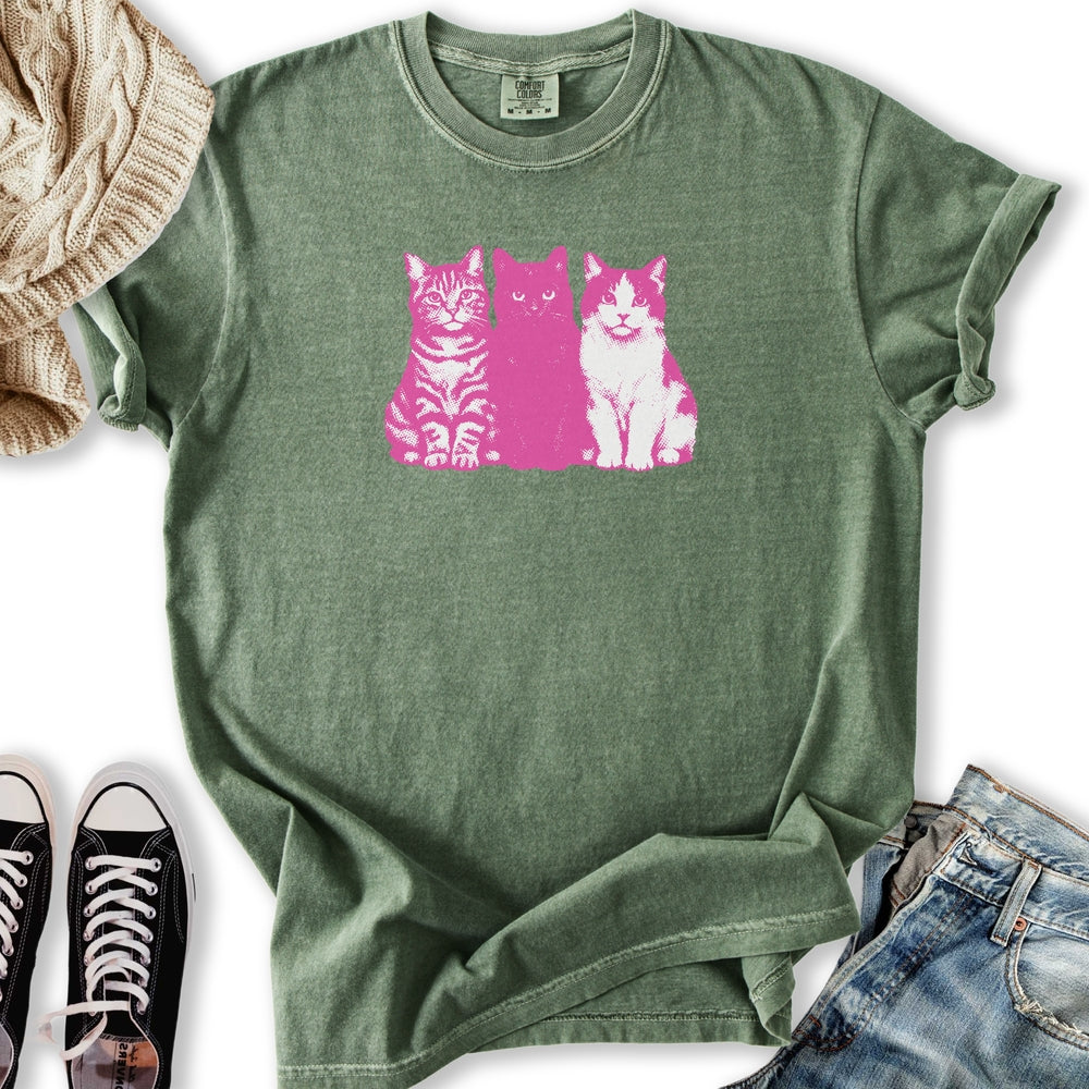 Trio of Cats Relaxed Tee