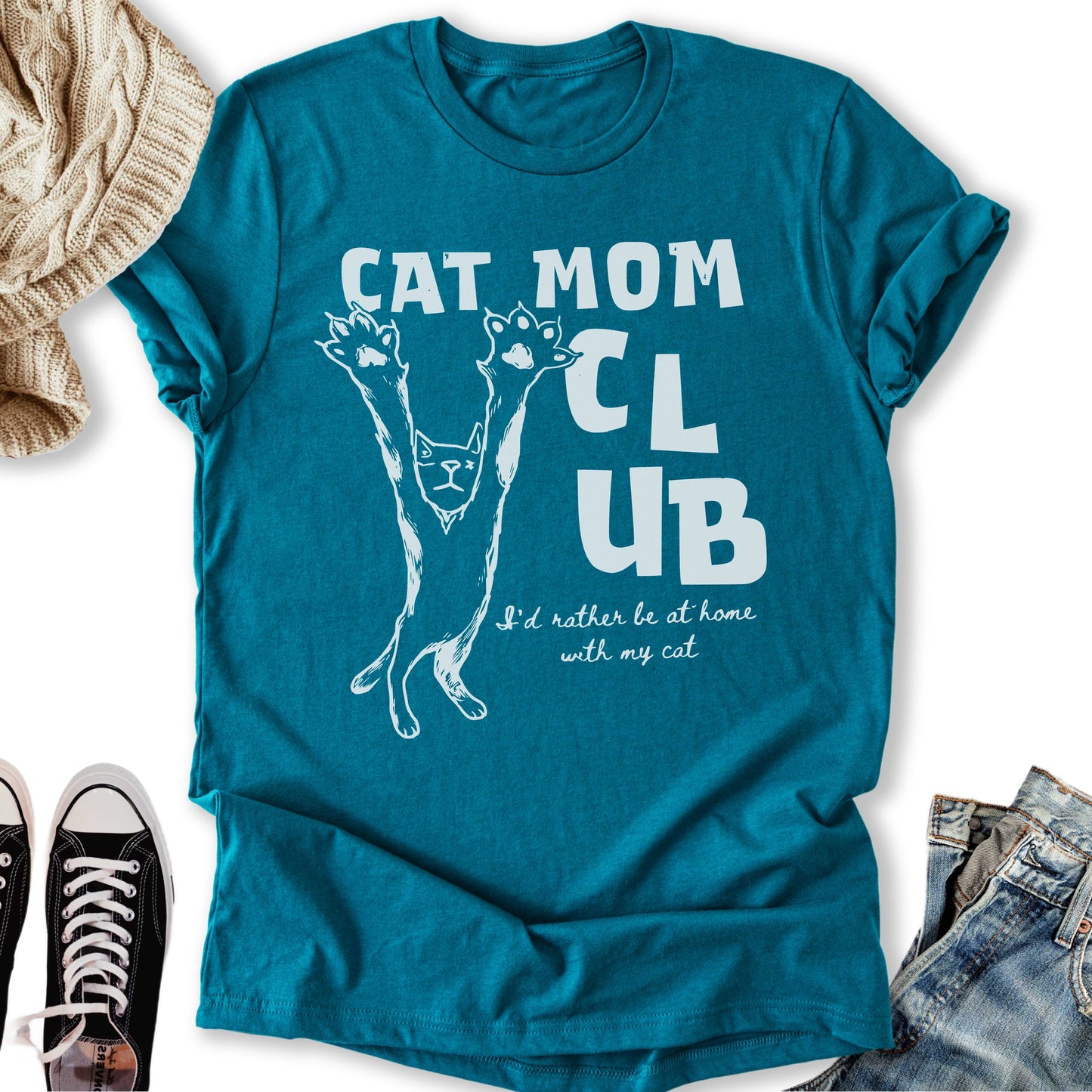 Cat Mom Club II T-Shirt