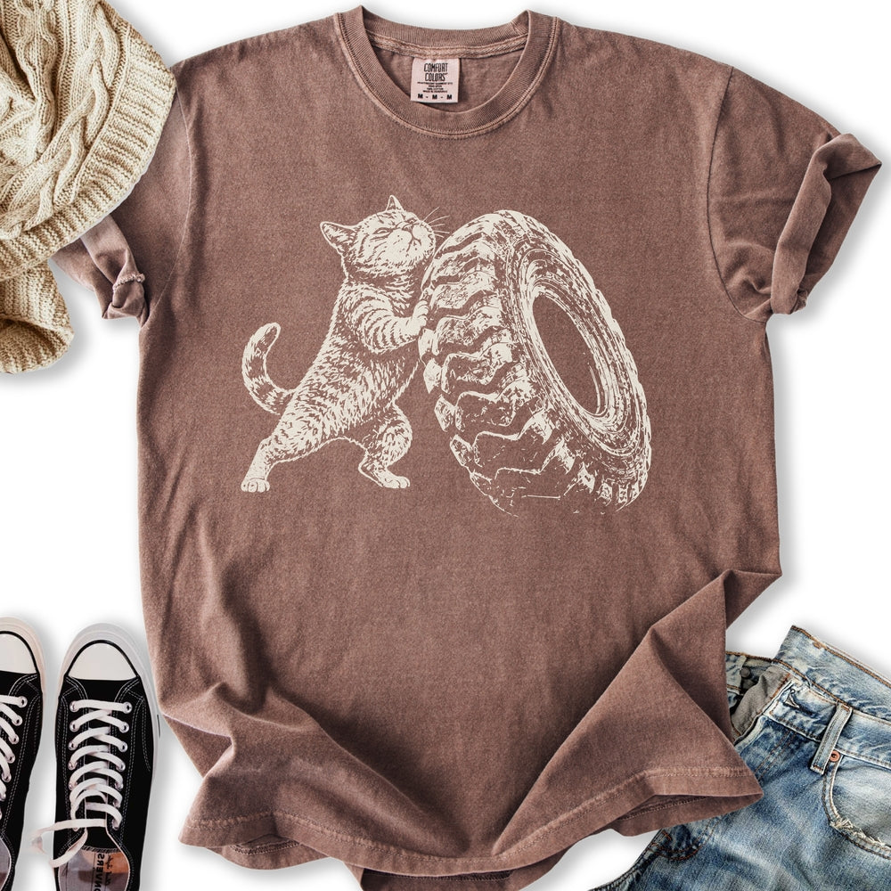 Strongman Cat T-Shirt