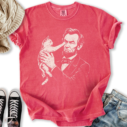 Lincoln Cat Pat Relaxed Tee