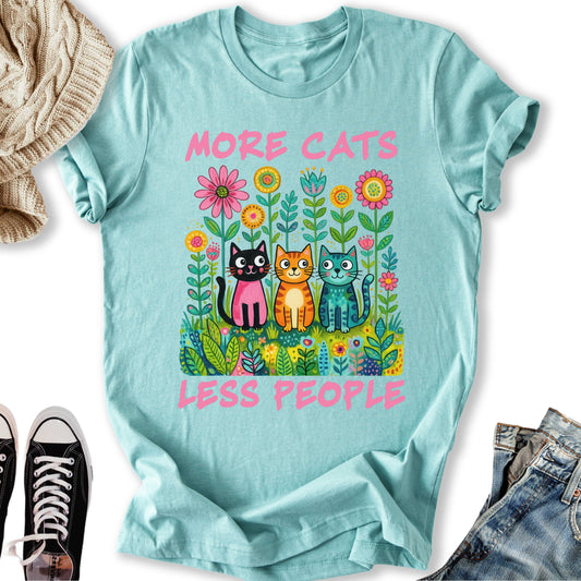 More Cats Folk Art T-Shirt