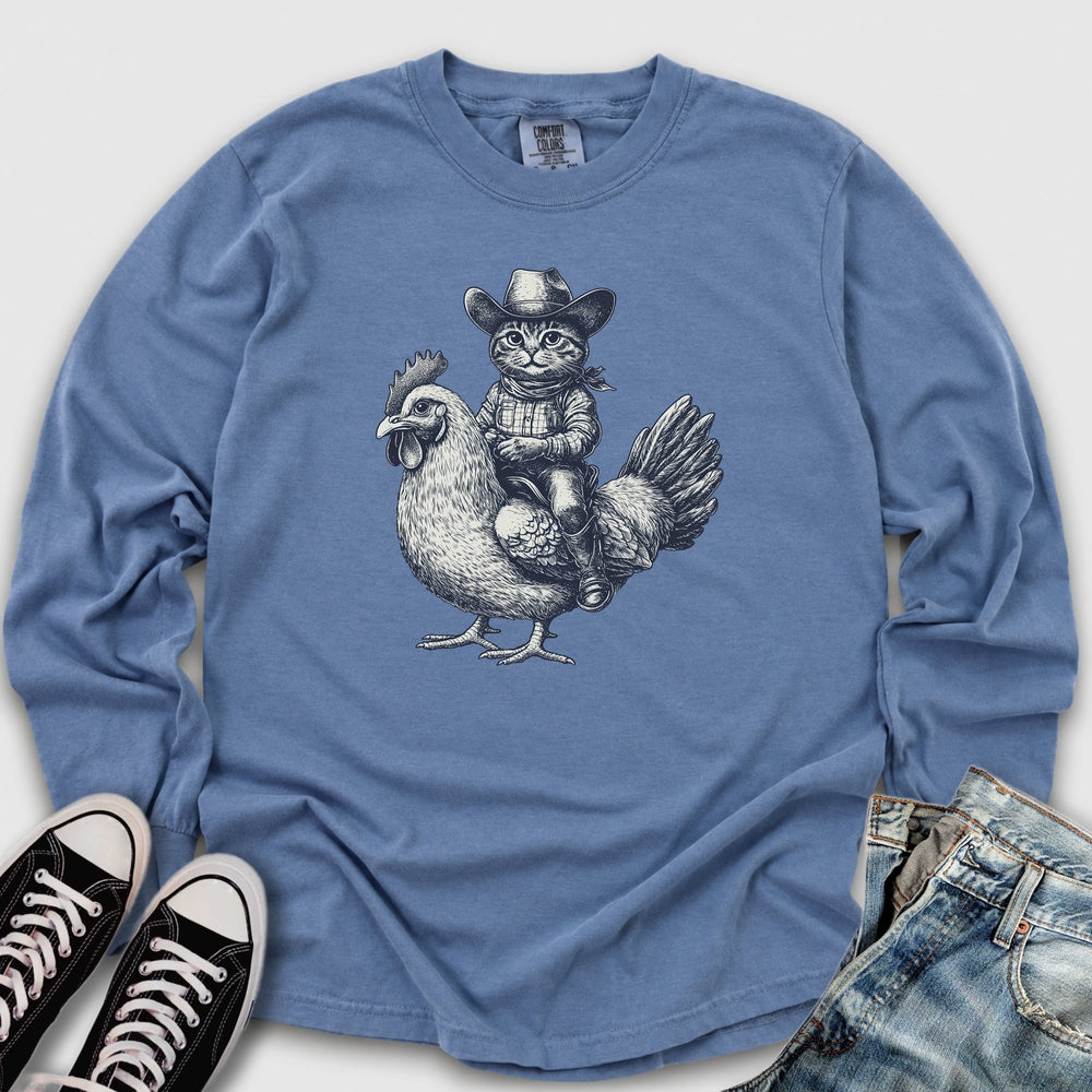 Cat Chicken Long Sleeve Tee