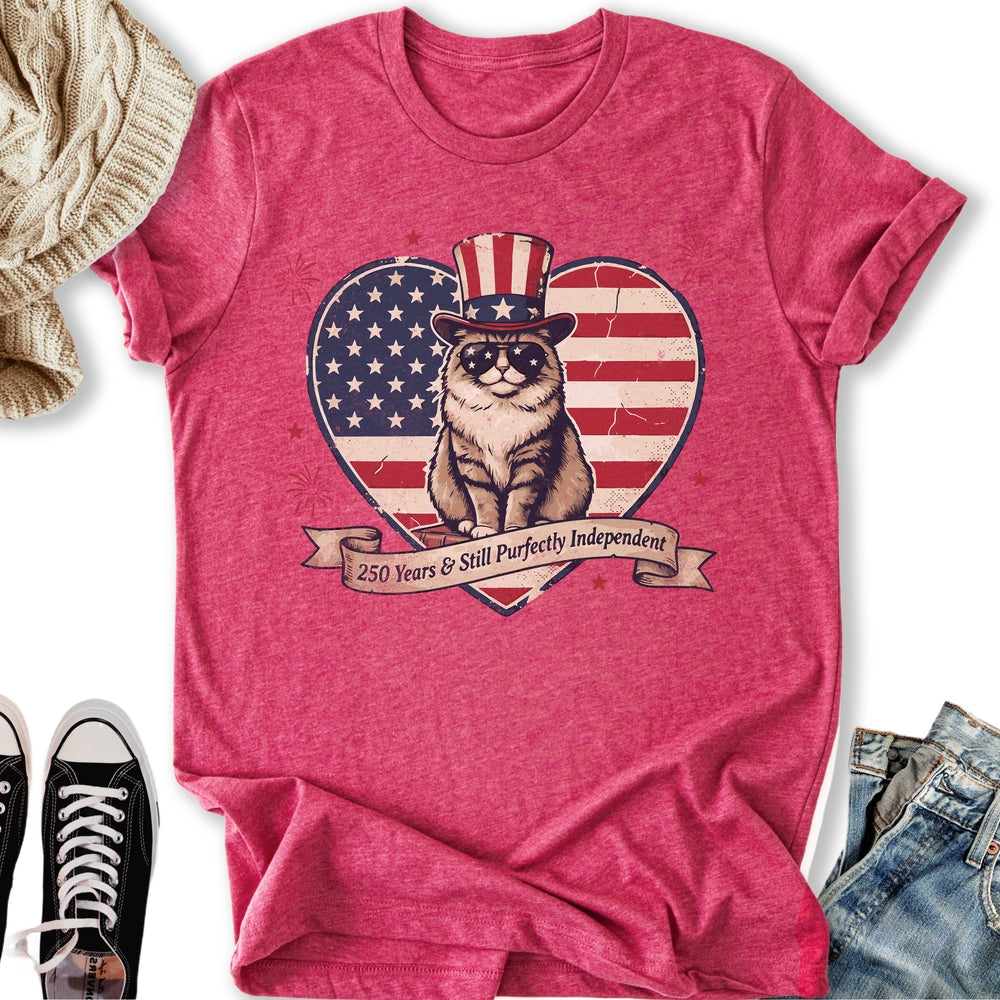 Purfectly Independent Cat T-Shirt