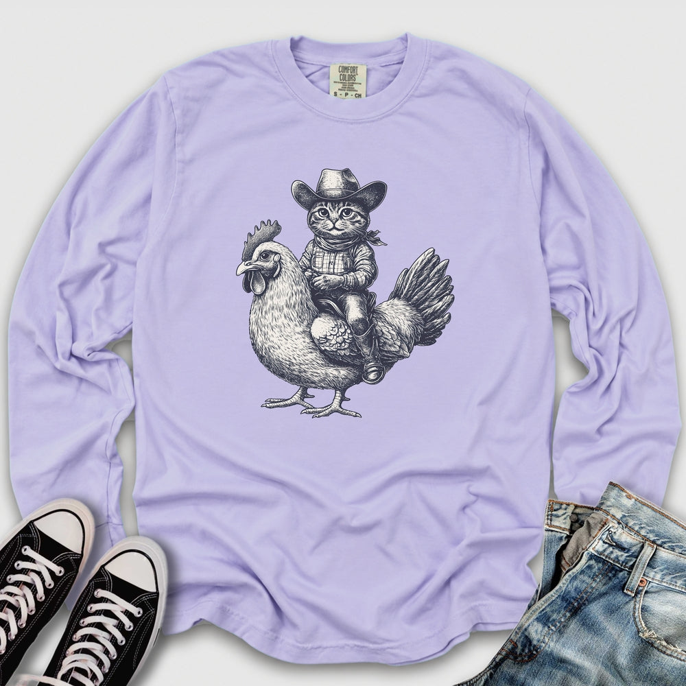 Cat Chicken Long Sleeve Tee