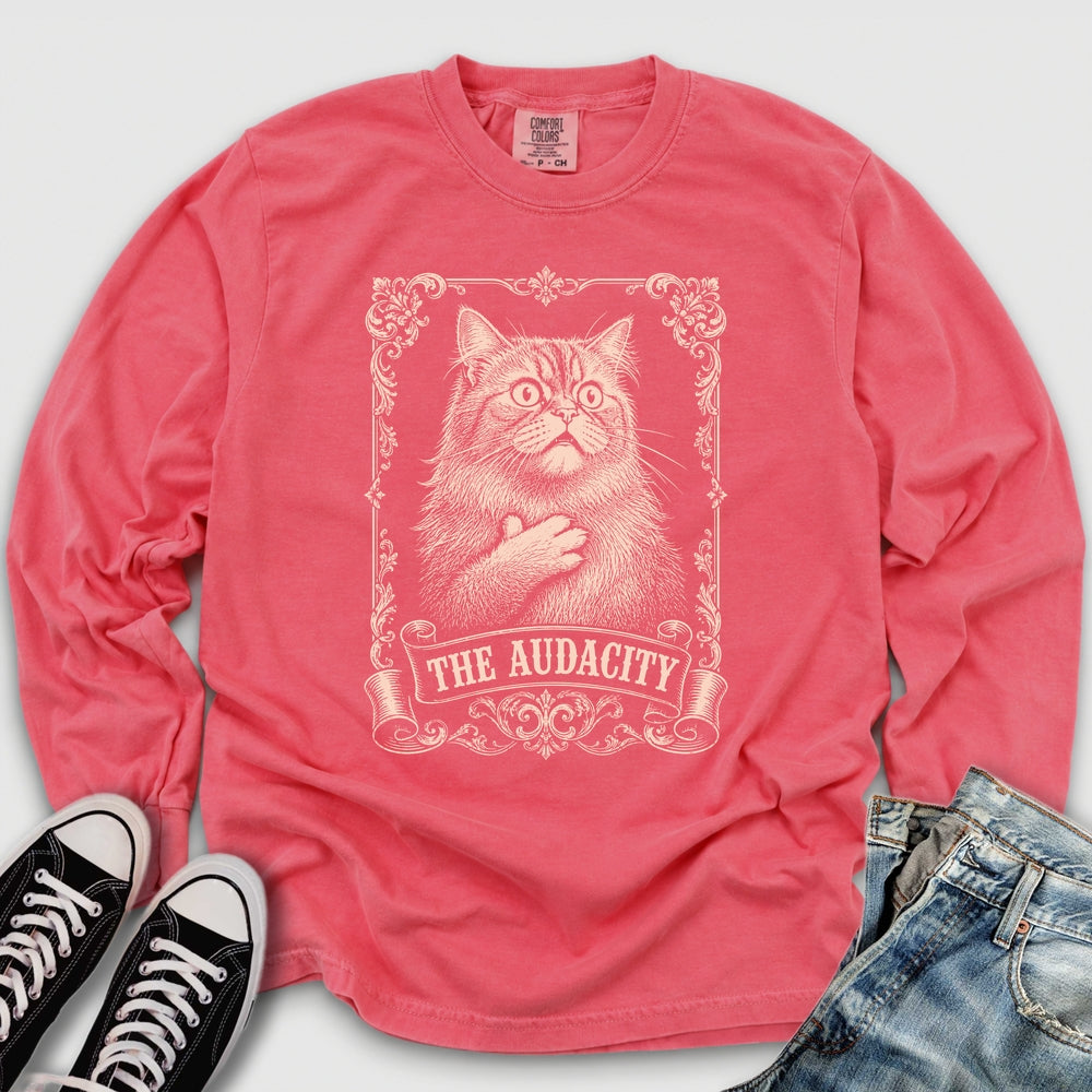 The Audacity Cat Long Sleeve Tee