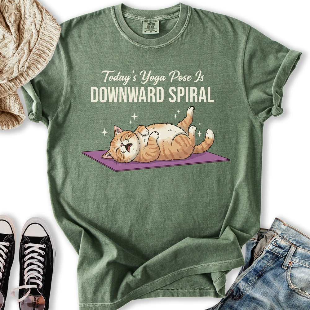 Downward Spiral Cat T-Shirt