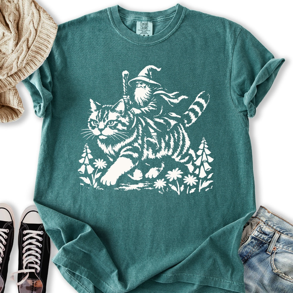 Wizard Cat Rider T-Shirt