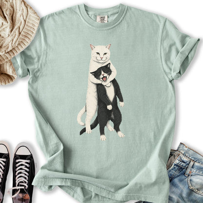 White Cat Headlock T-Shirt