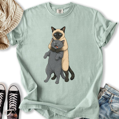 Siamese Cat Headlock T-Shirt