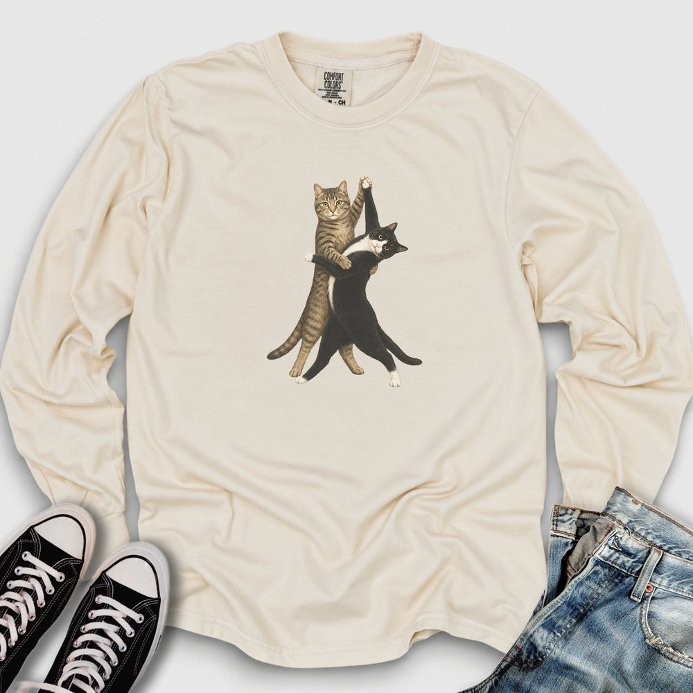 Ballroom Cats Long Sleeve Tee