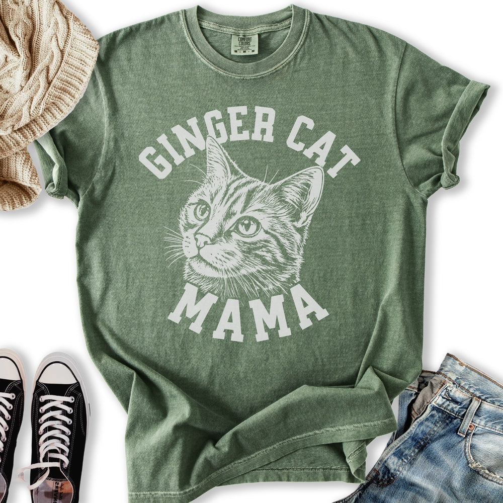 Ginger Cat Mama T-Shirt