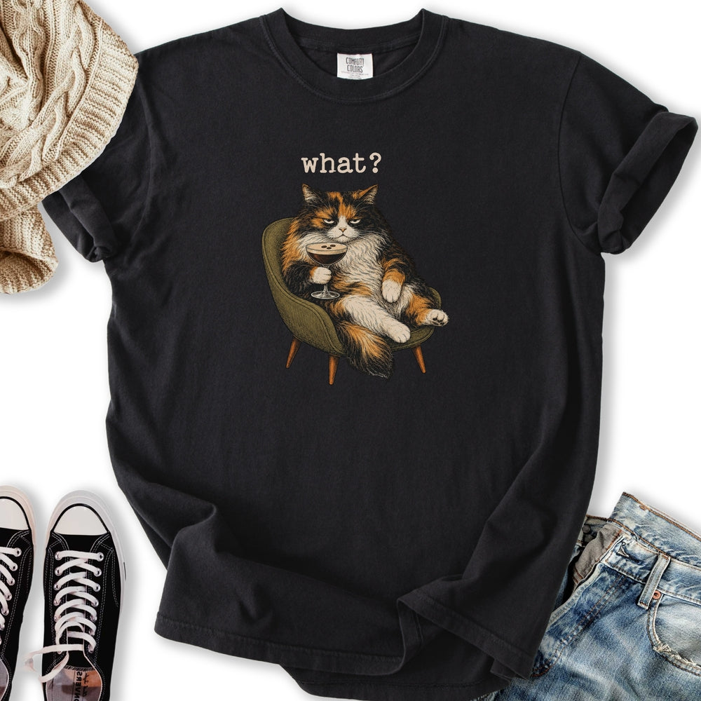 Grumpy Calico Cat T-Shirt