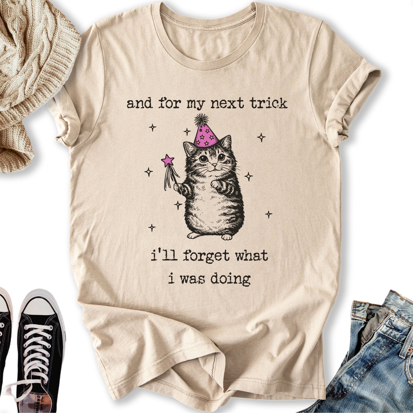 Forgetful Cat T-Shirt