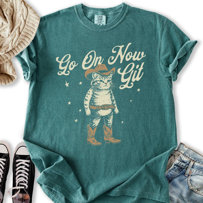 Go On Now Git Cat T-Shirt