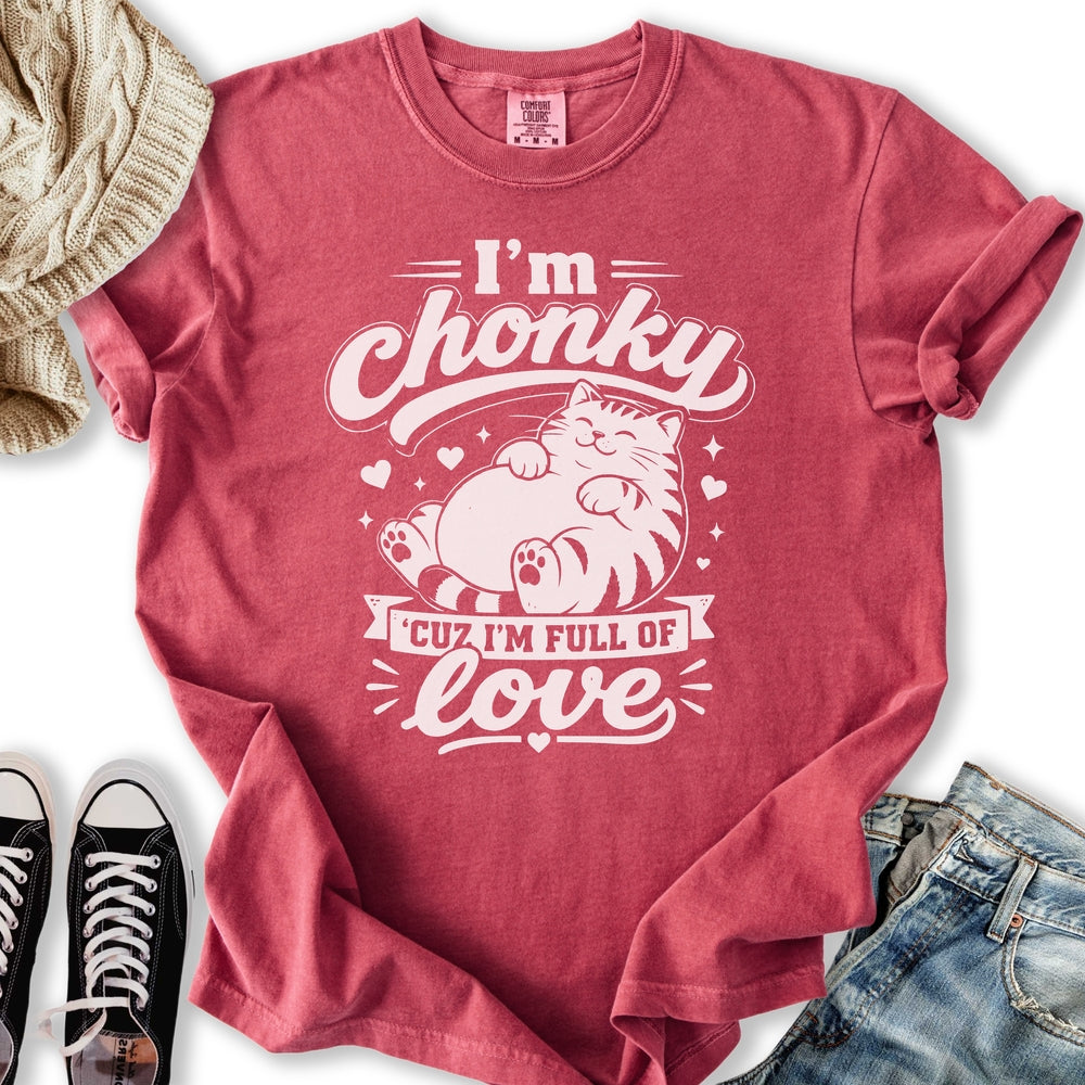 Love Chonky Cat T-Shirt