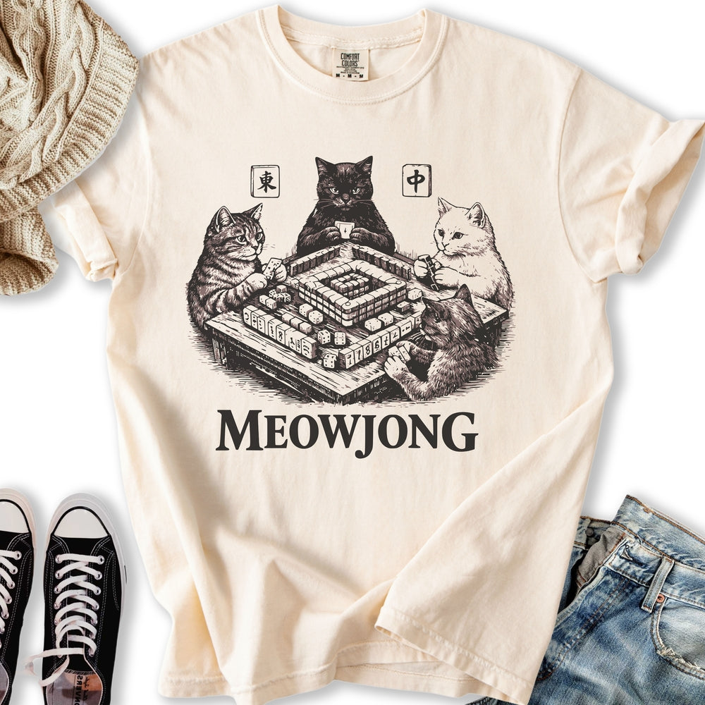 Meowjong Cat T-Shirt