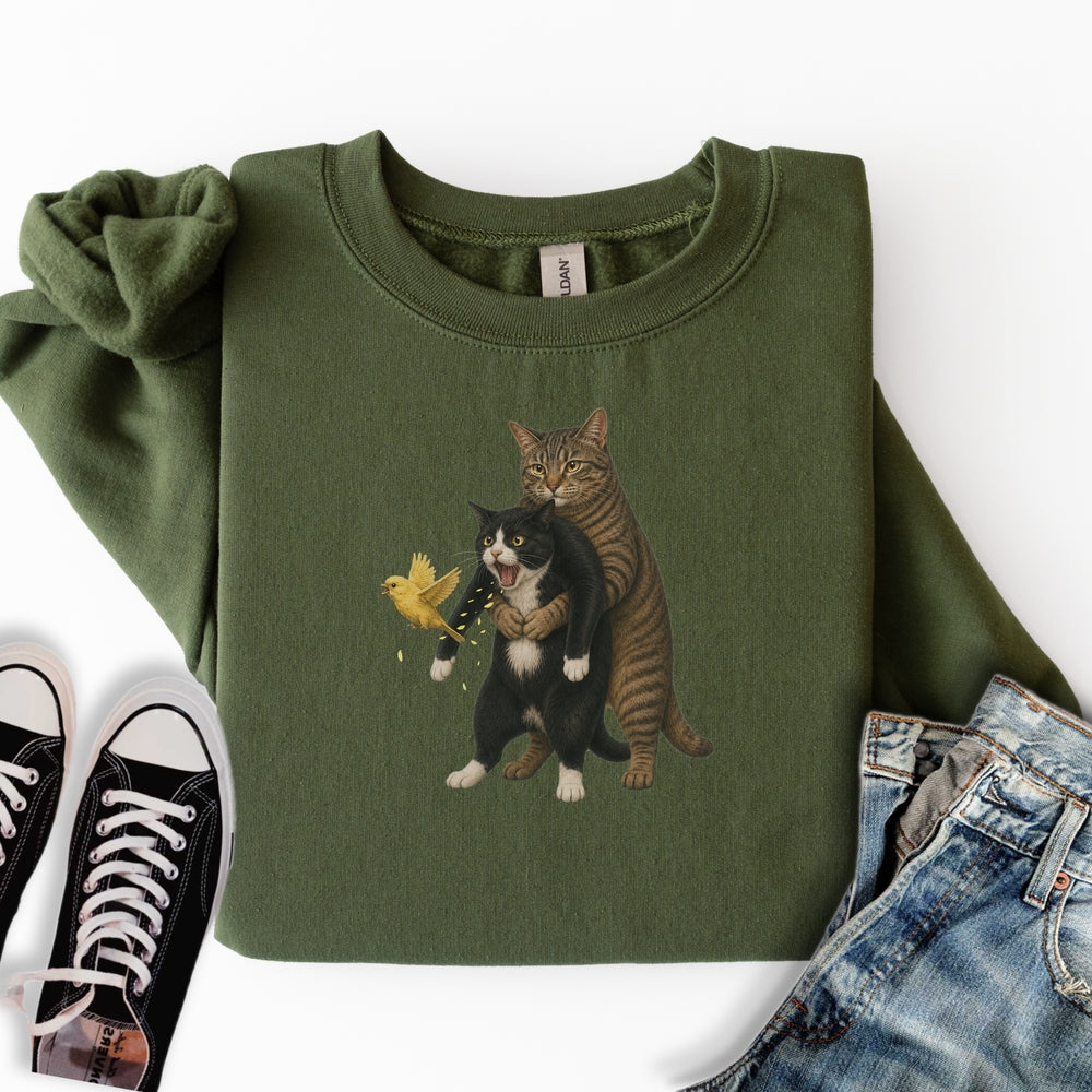 Cat Heimlich Maneuver Sweatshirt