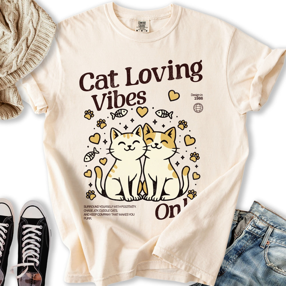 Cat Loving Vibes T-Shirt