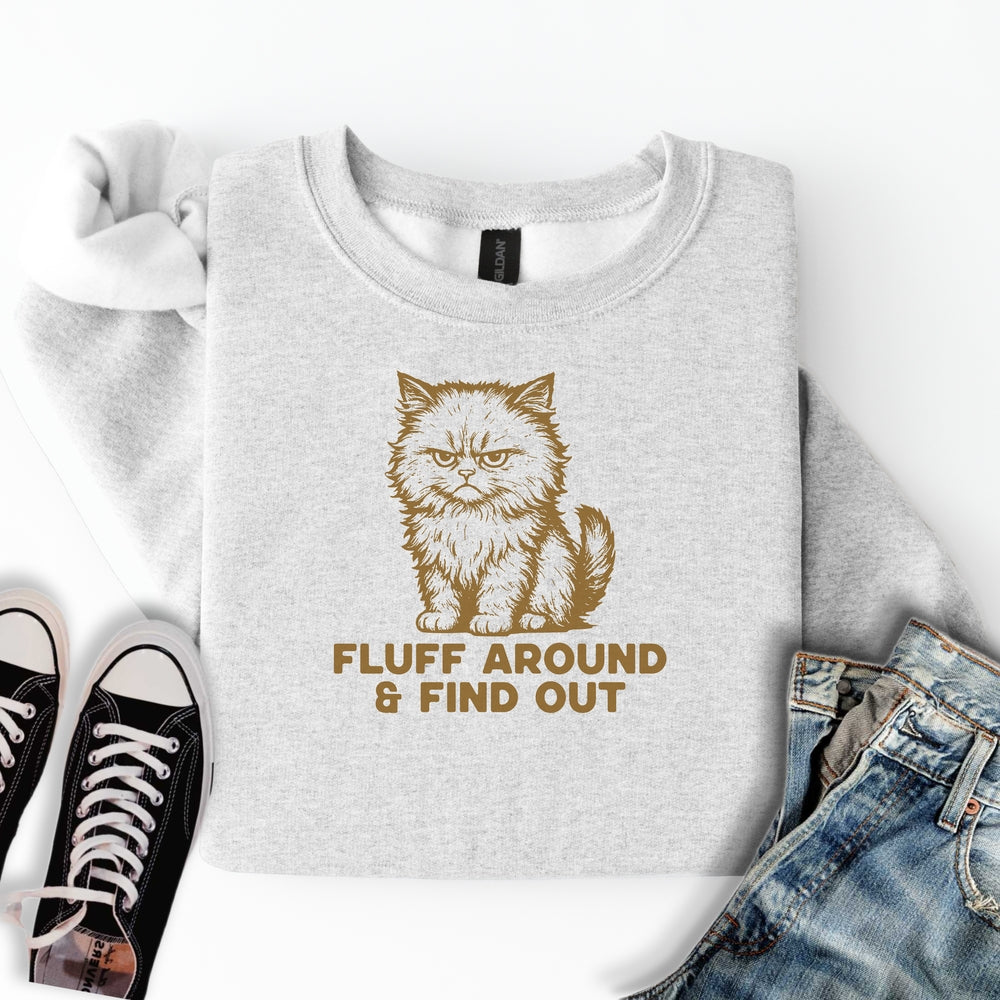 Fluff Around Cat Sweatshirt