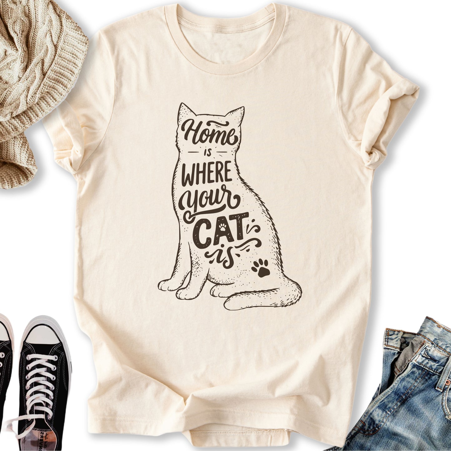 Where Your Cat Is T-Shirt