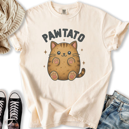Pawtato Cat Relaxed Tee
