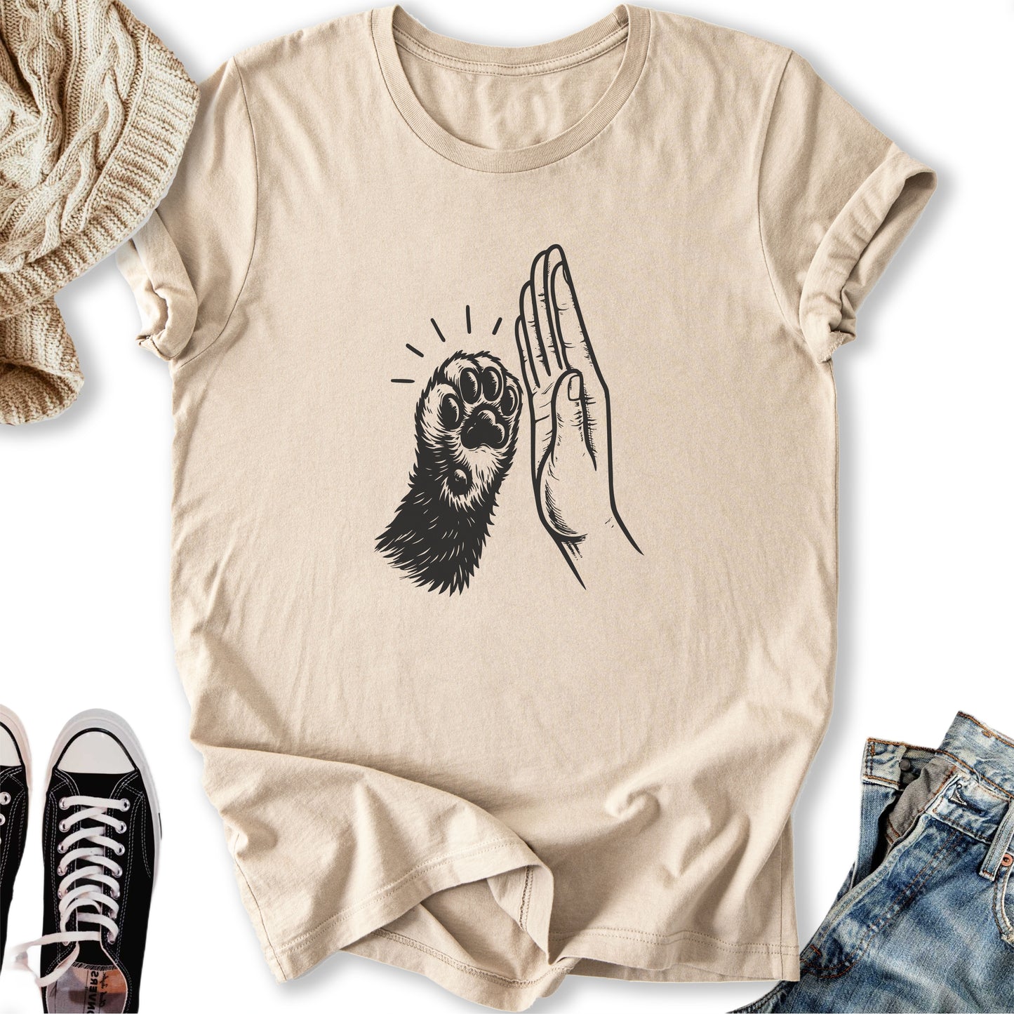 Cat High Five T-Shirt