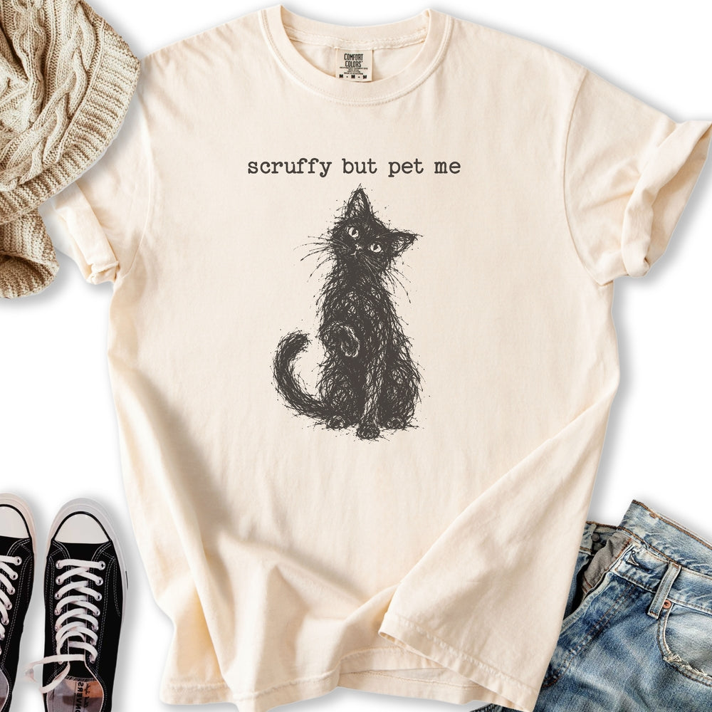 Scruffy But Pet Me Relaxed Tee