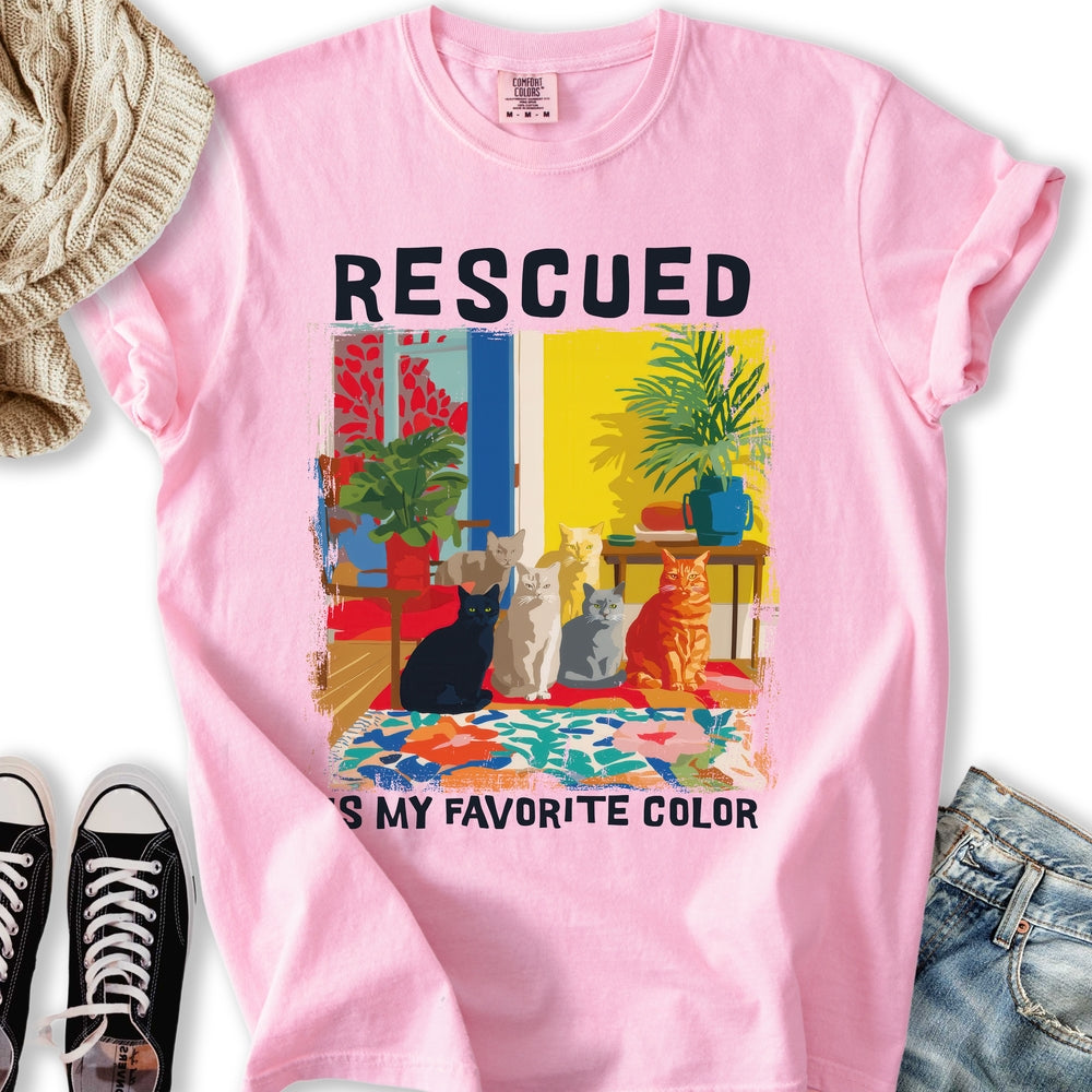 Rescued Is My Favorite T-Shirt