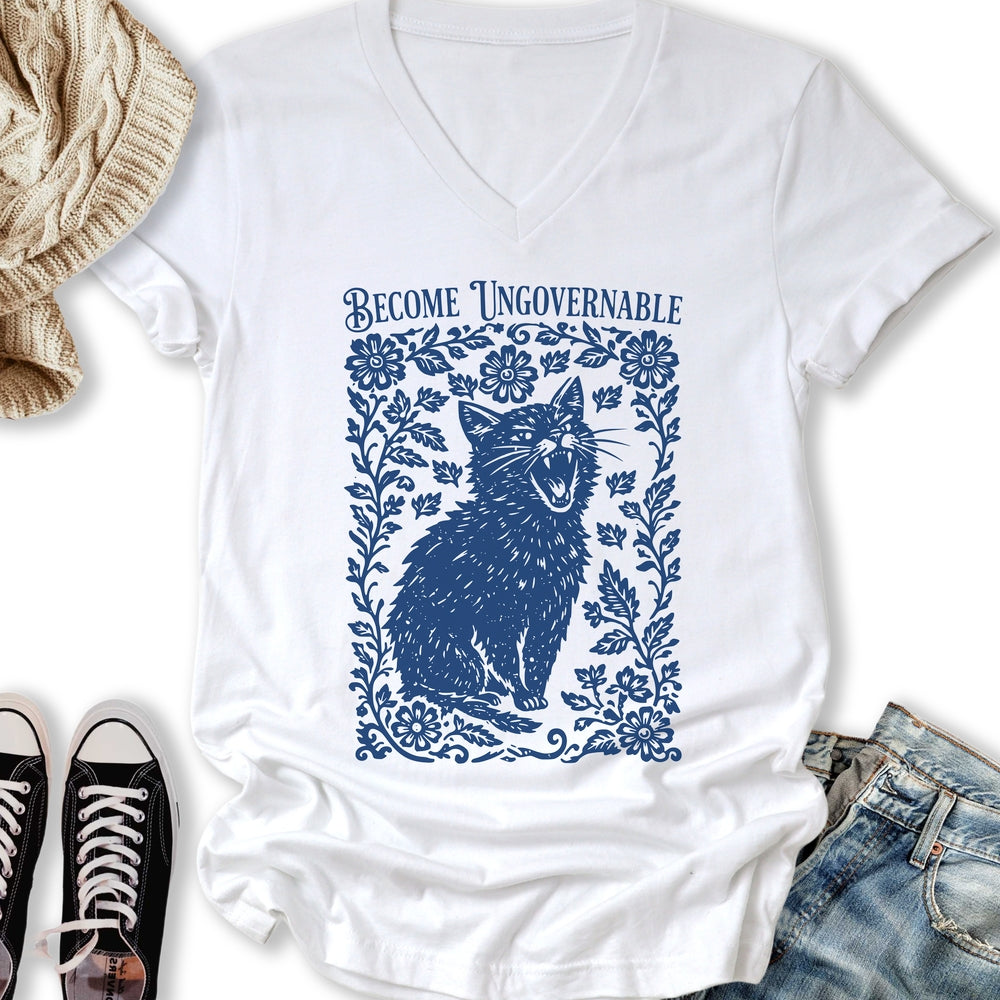 Ungovernable V-Neck Tee