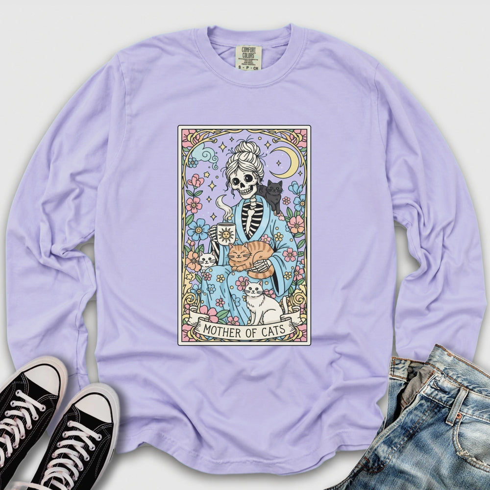 Mother of Cats Tarot Long Sleeve Tee