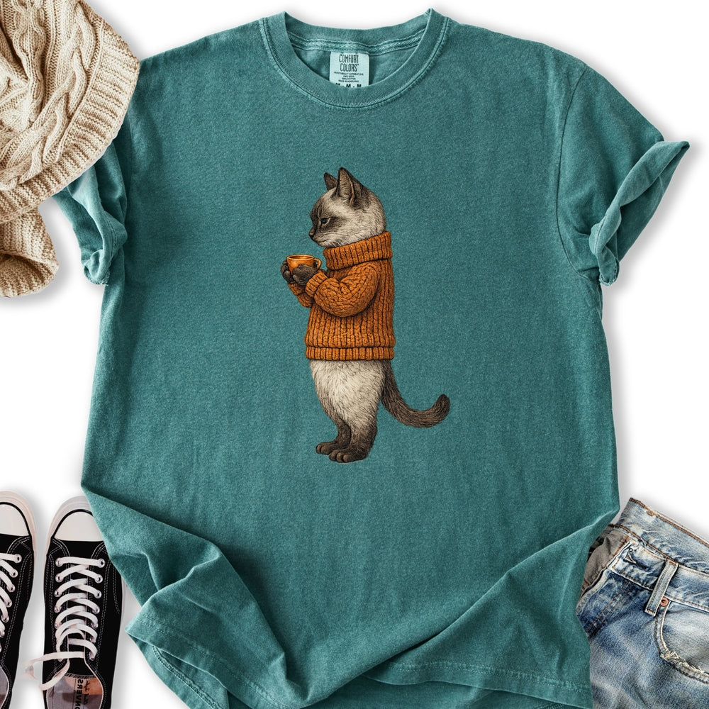 Cozy Siamese CatT-Shirt