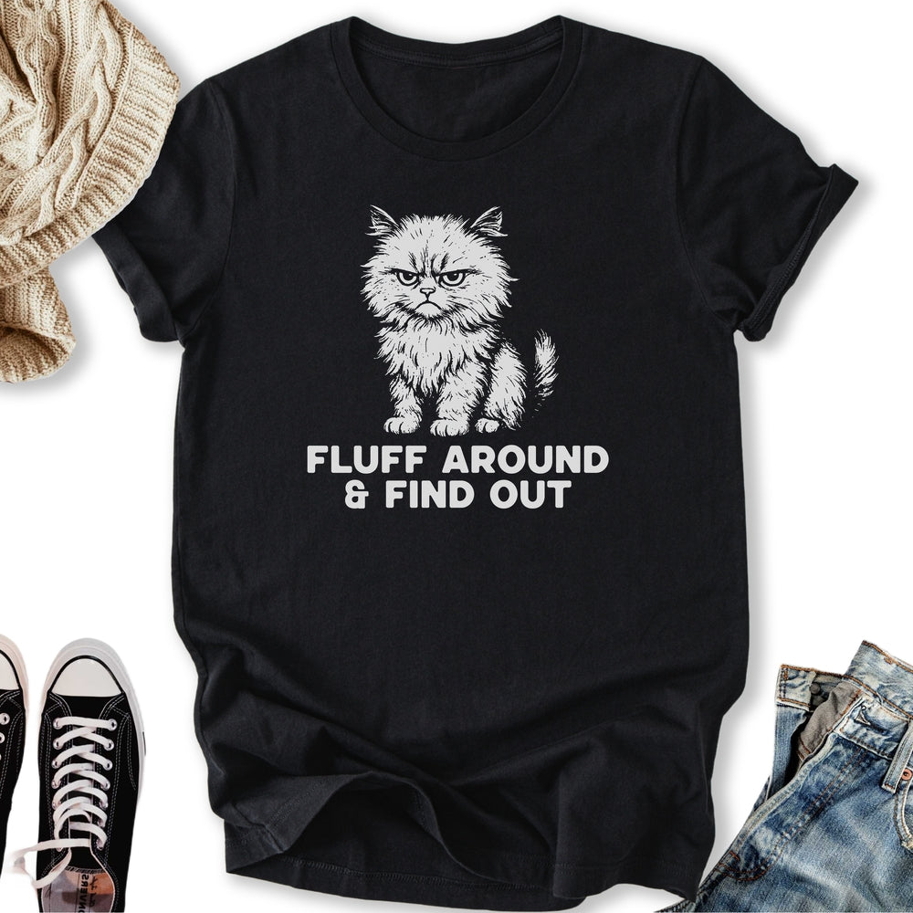 Fluff Around Cat Classic Tee