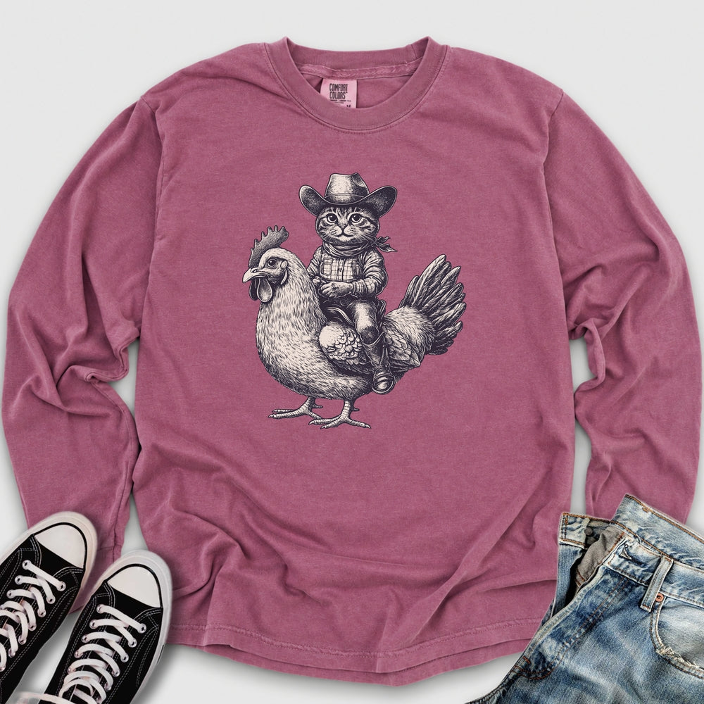 Cat Chicken Long Sleeve Tee