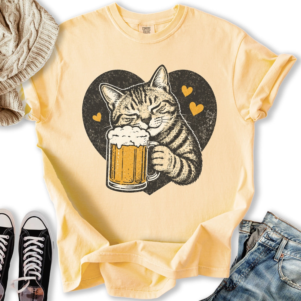 Beer Lovin Cat T-Shirt