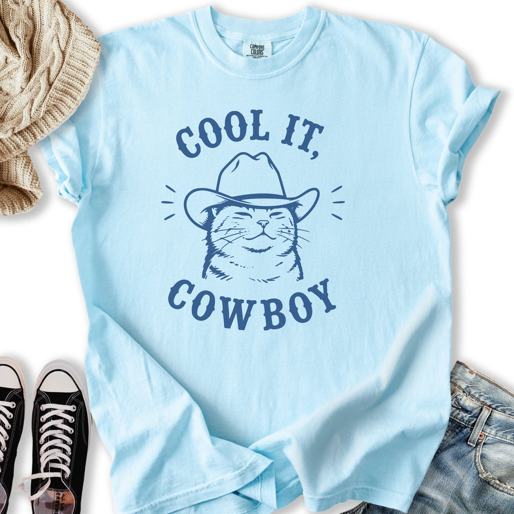 Cool It Cowboy Cat T-Shirt