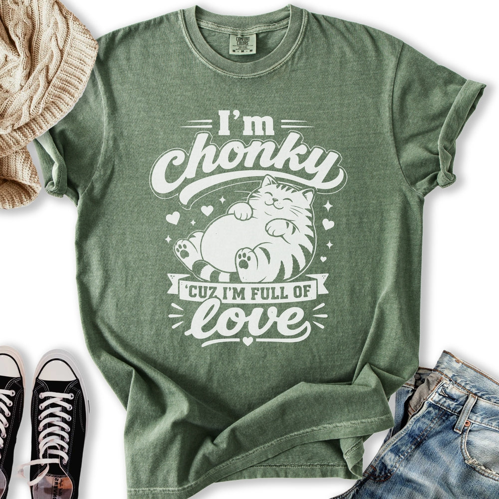 Love Chonky Cat T-Shirt