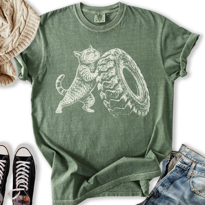 Strongman Cat Relaxed Tee