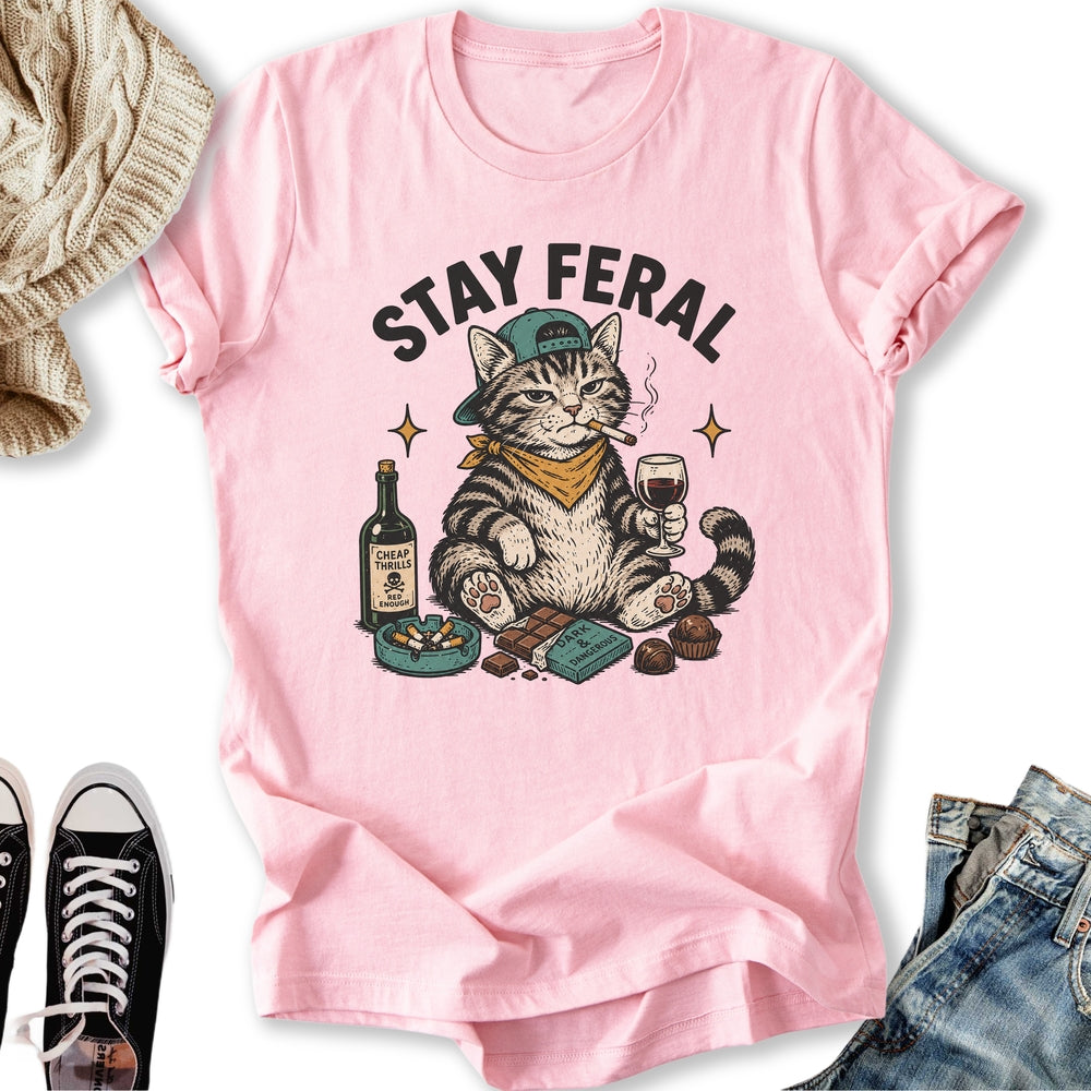 Stay Feral Cat Classic Tee